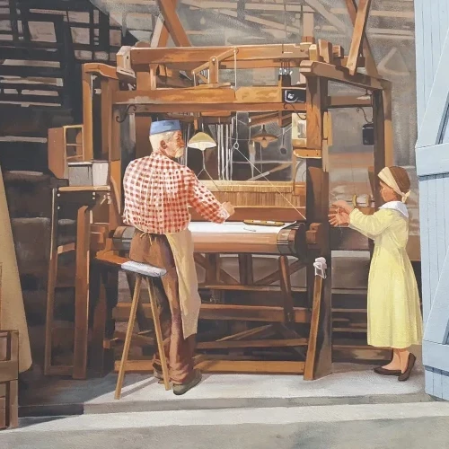 Panissières, l'atelier de tissage 3