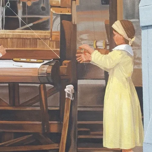 Panissières, l'atelier de tissage 5